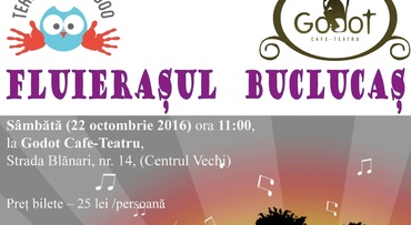 „Fluierașul buclucaș”, spectacol de teatru interactiv pentru copii